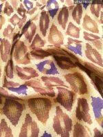 Lavender Coloured Fancy Silk Saree with Abstract Motifs and Rich Pallu - Image 2