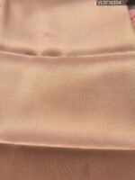 Peach Coloured Fancy Silk Saree with Floral Motifs and Lustrous Gold Border - Image 4