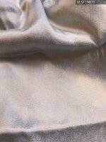 Sky Coloured Fancy Silk Saree with Ikat Motifs and Elegant Zari Border - Image 4