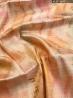 Golden Coloured Fancy Silk Saree with Ethereal Body and Elegant Zari Woven Border - Image 2