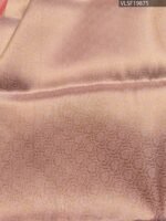 Peach Coloured Fancy Silk Saree with Abstract Motifs and Intricate Border - Image 4