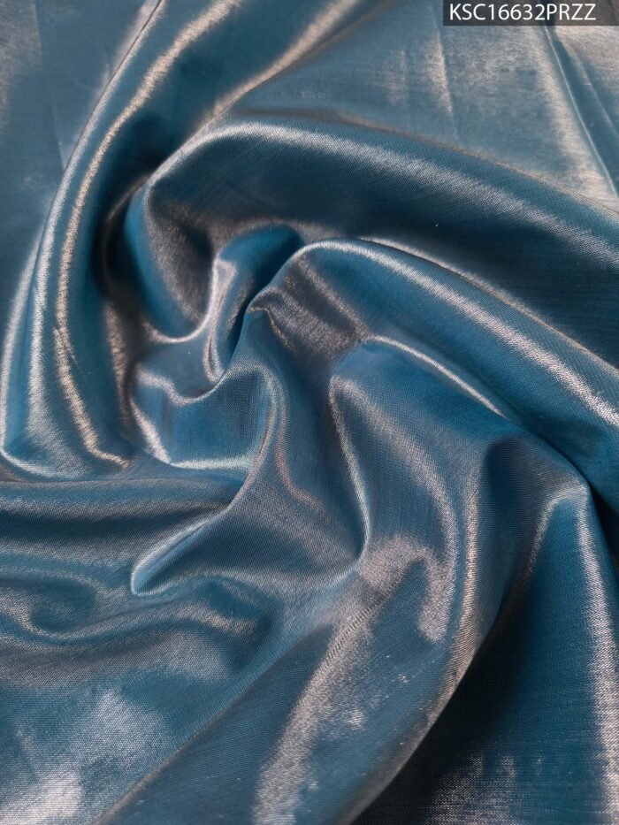 Pink Coloured Tissue Silk Saree with Floral Motifs and Rich Zari Woven Border - Image 4