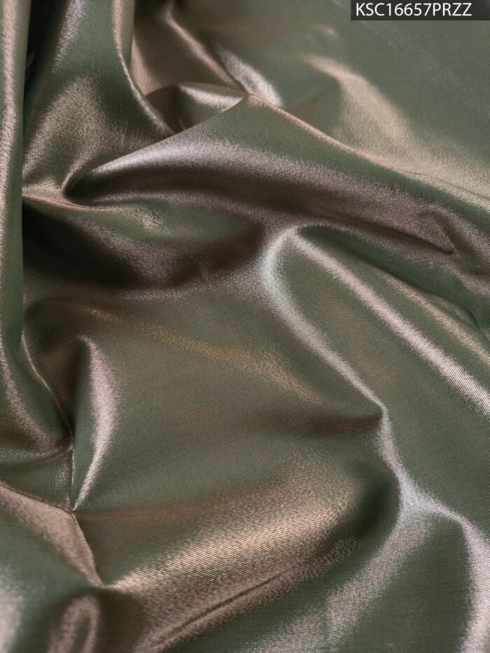 Pink Coloured Tissue Silk Saree with Peacock Motifs and Rich Zari Woven Border - Image 4