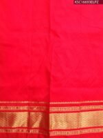 Orange Blended Soft Silk Saree with Zari Butti and Rich Pallu - Image 3