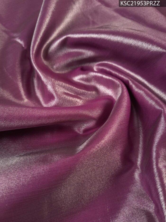 Beige Coloured Tissue Saree with Intricate Floral Motifs and Rich Zari Border - Image 4