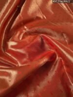 Elegant Green Tissue Saree with Intricate Zari Pallu and Rich Border - Image 4