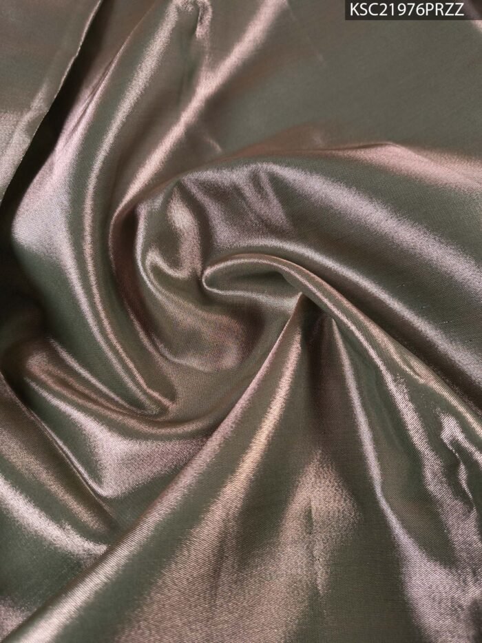 Pink Coloured Tissue Silk Saree with Peacock Motifs and Rich Zari Border - Image 4