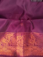 Teal Blue and Maroon Semi Soft Silk Saree with Intricate Motifs and Gorgeous Border - Image 2