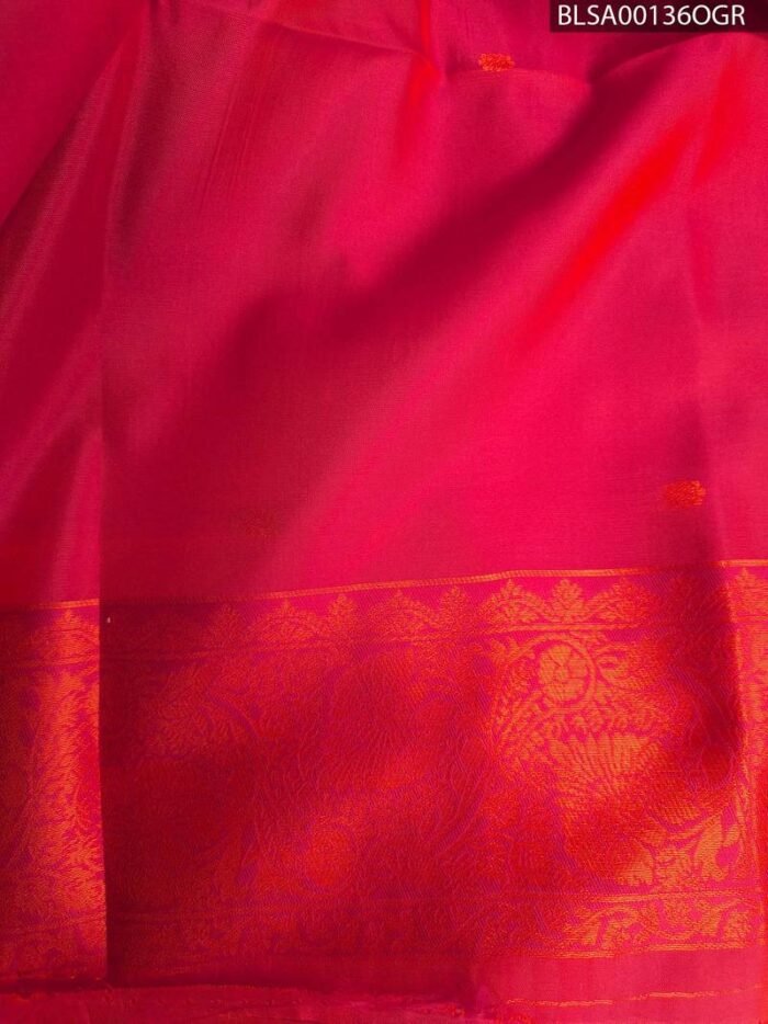Beautiful Red Semi Soft Silk Saree with Rich Pallu and Intricate Border Design - Image 2