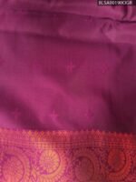 Elegant Purple and Pink Semi Soft Silk Saree with Floral Design and Rich Border - Image 2